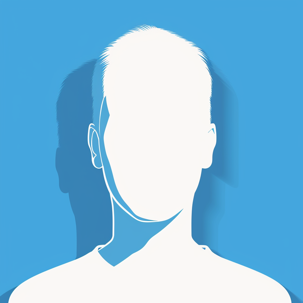 Modern cartoon profile placeholder image