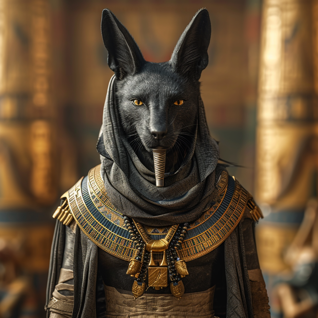 Anubis Egyptian God Cinematic Render