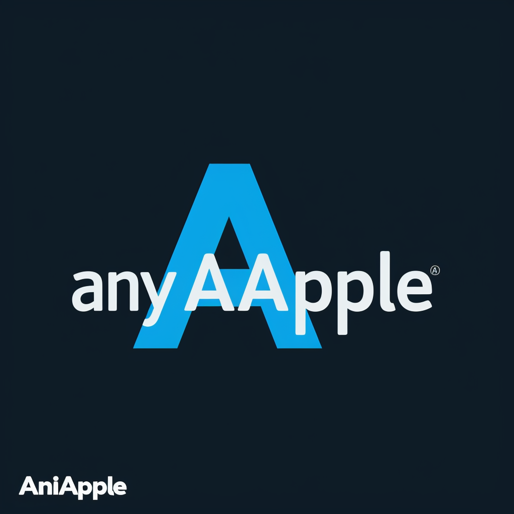 anyApply Logo in Blue Color