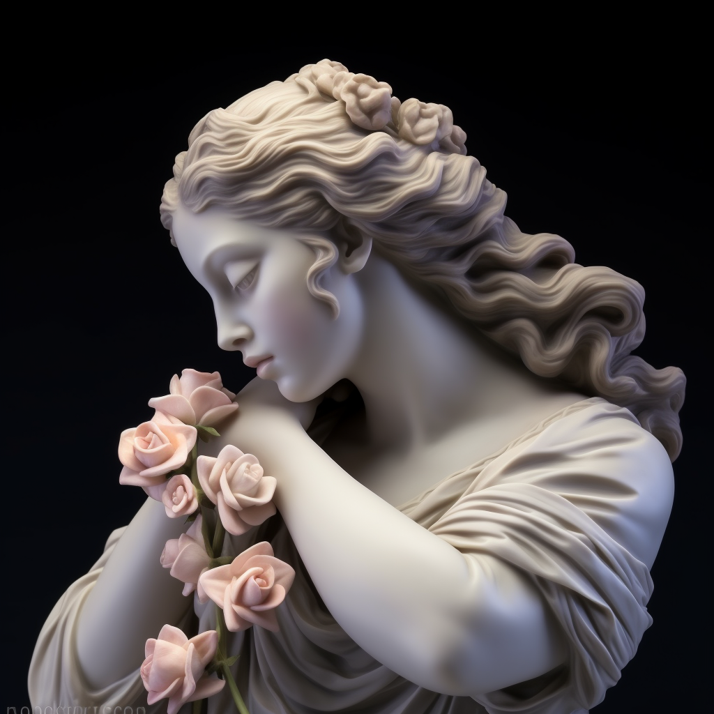 Greek statue of Aphrodite, symbolizing feminine beauty