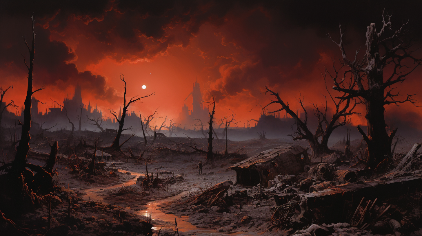 Stunning Apocalyptic Australian Landscape Artwork