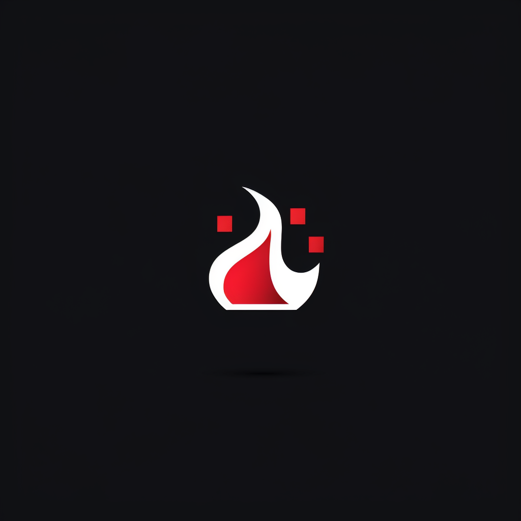 Minimalistic logo for app game play poker cube