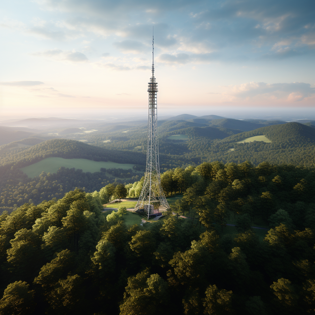 Graceful Appalachian Radio Tower