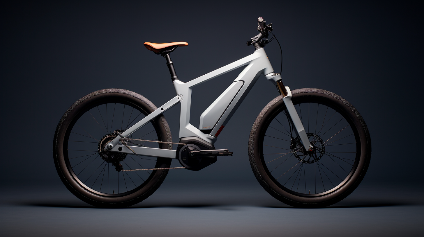 White Apple-Inspired Electric Bike Design