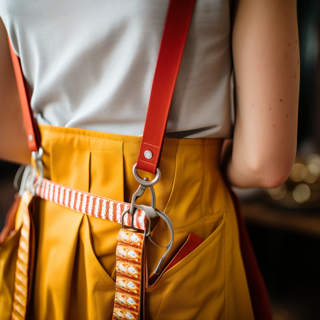 Apron Straps Close Up