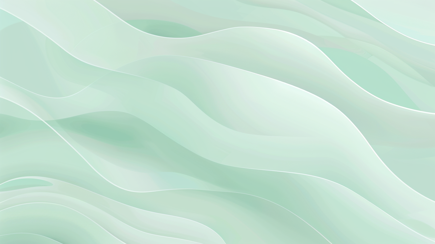 Aqua Green Wavy Lines Pattern