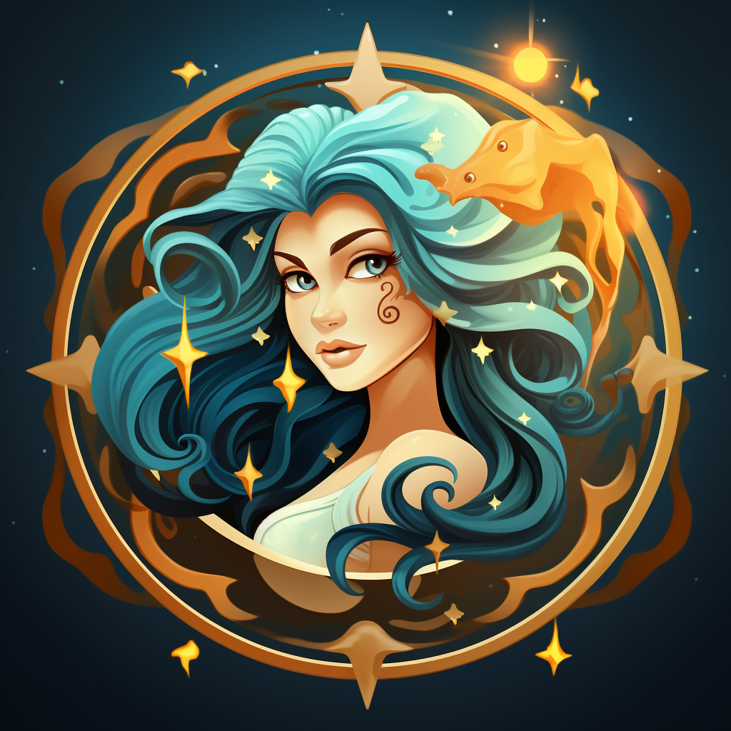 Aquarius Horoscope Symbol Icon