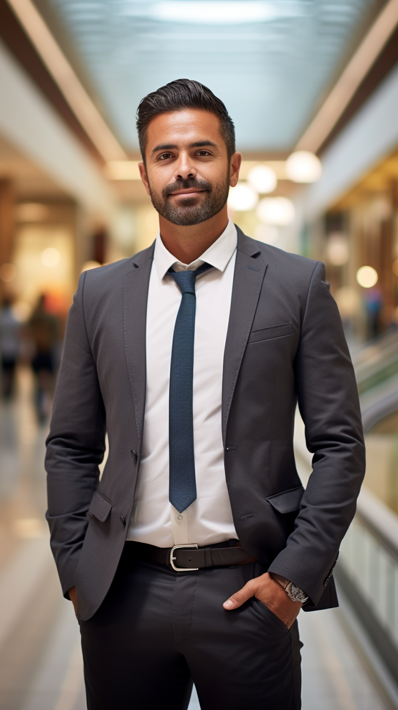 Portrait of Arabic-Australian Retail CEO