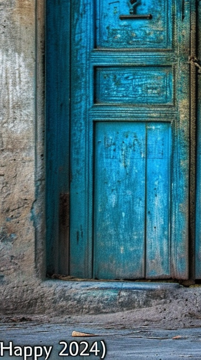 Poster with Arabic-Indian architecture in Monet style