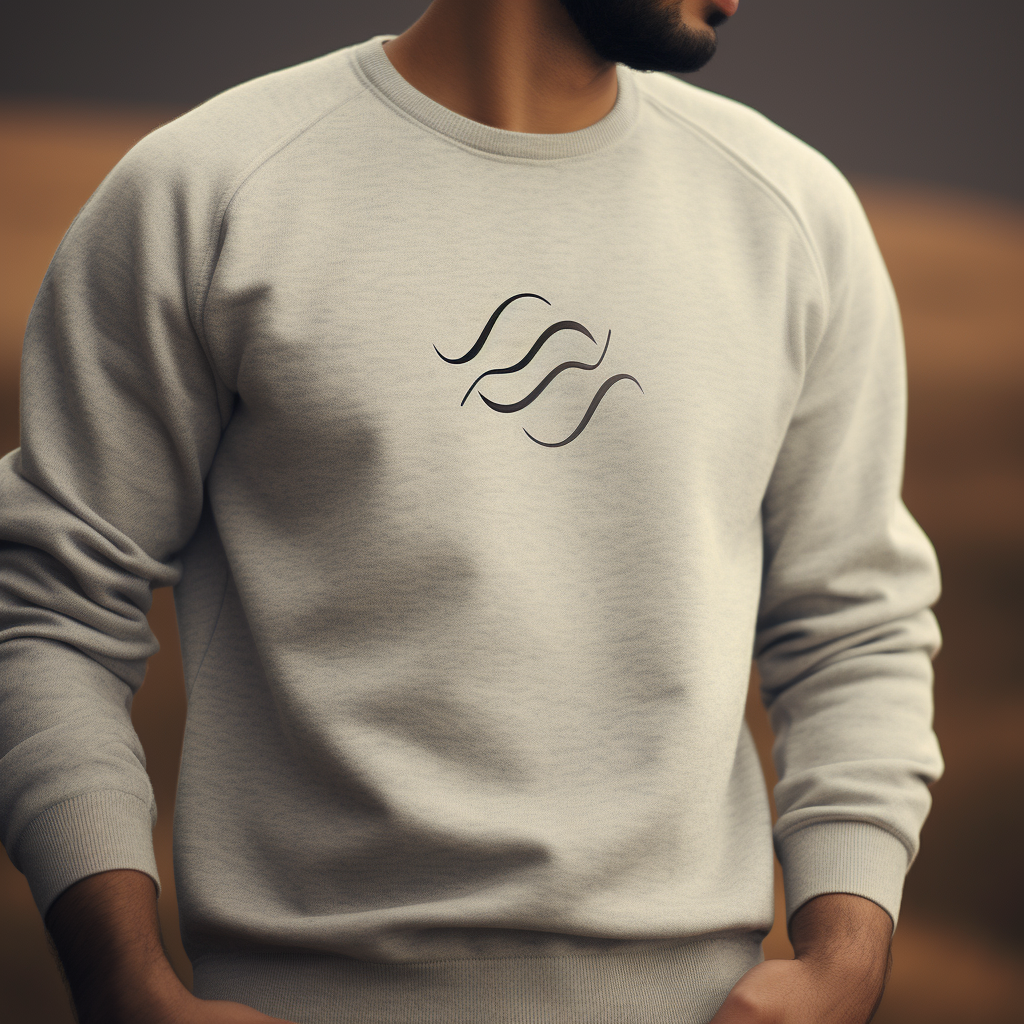 Authentic Arabic Sweaters Brand Minimalist Logo