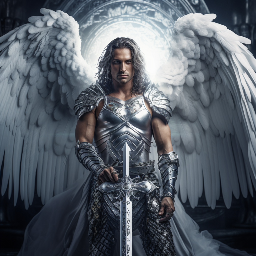 Warrior Archangel Gaberiel with sword