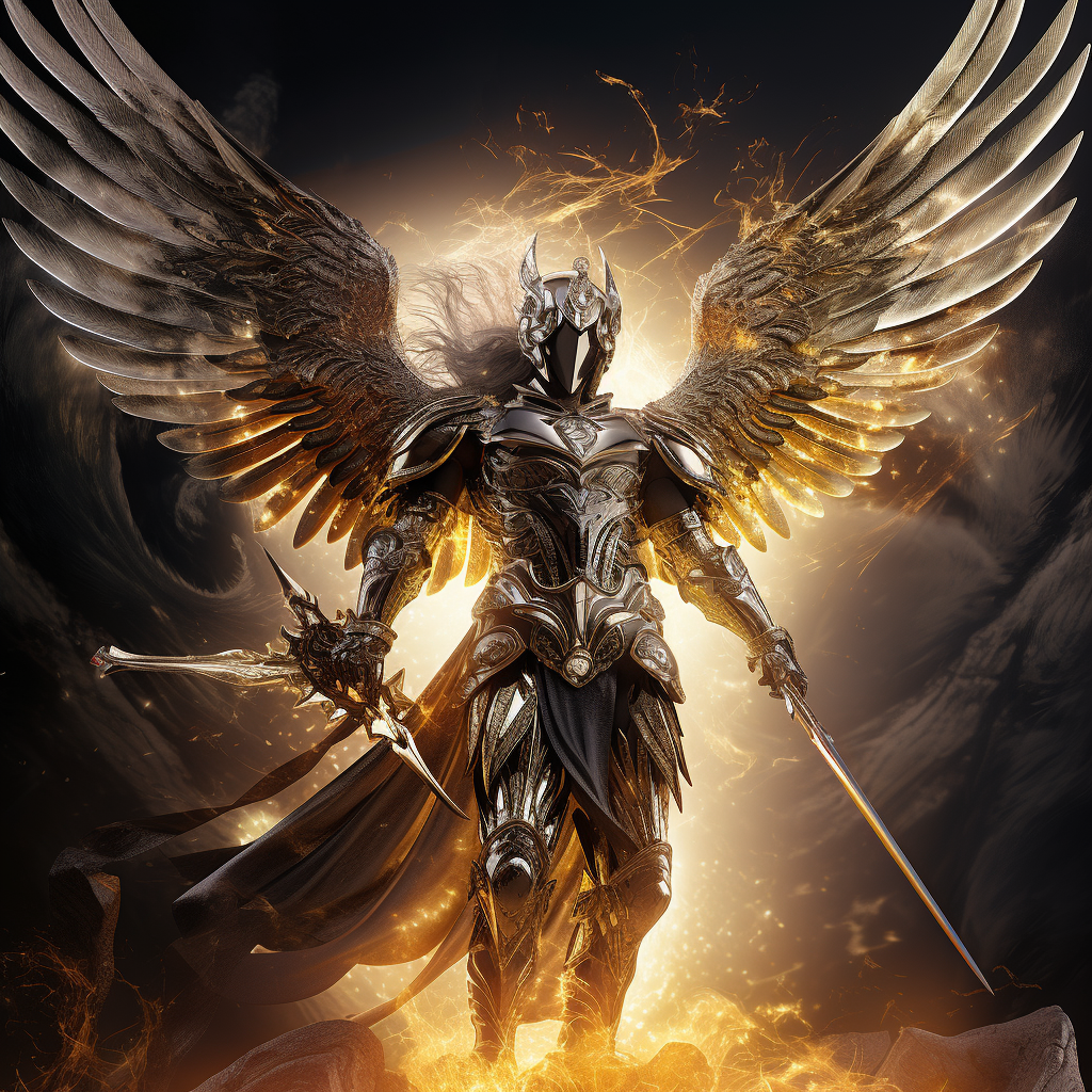 Archangel Michael in Glorious Armor