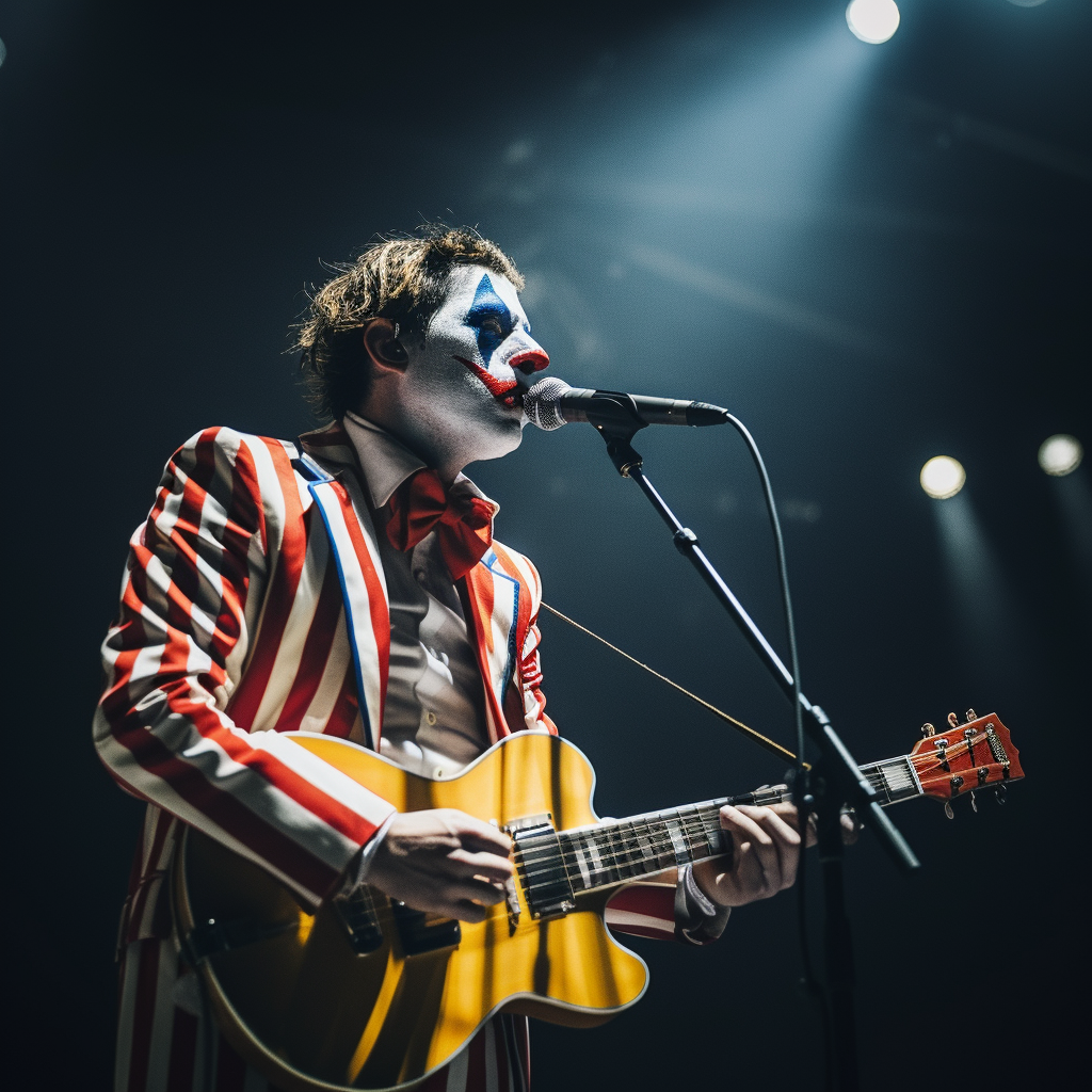 Sad clown singer from Arctic Monkeys band