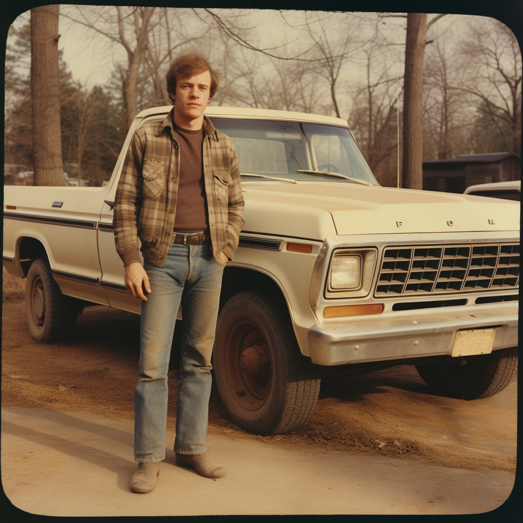 Man in Arkansas with Ford Pickup