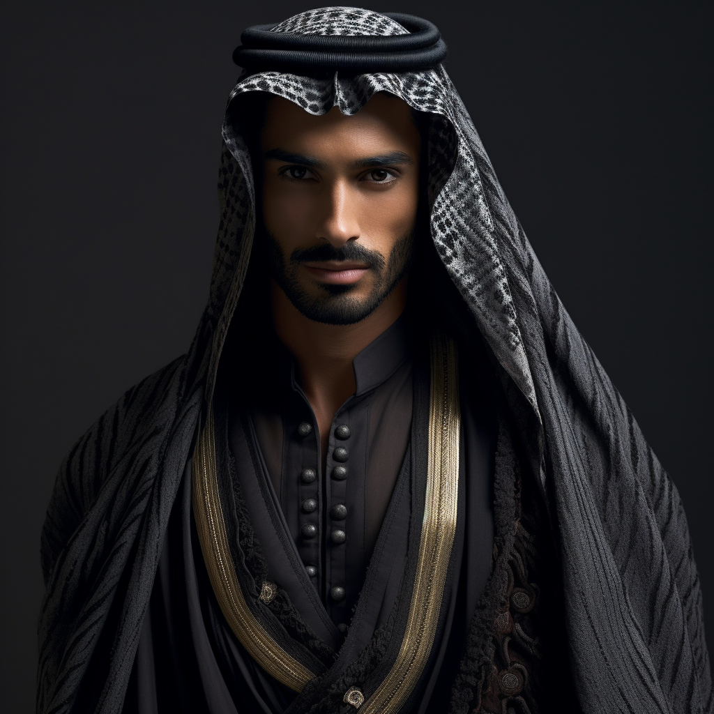 Fashionable Armani Saudi Traditional Outfit