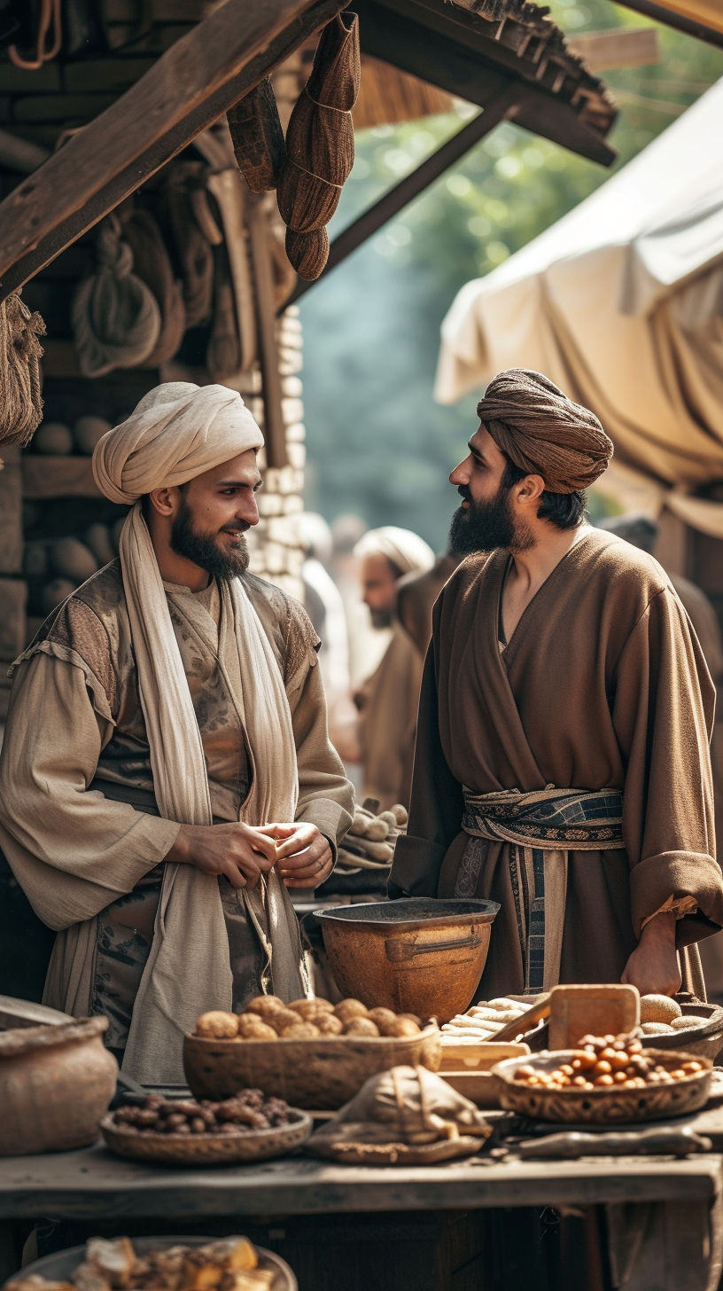 Armenian men in national clothes