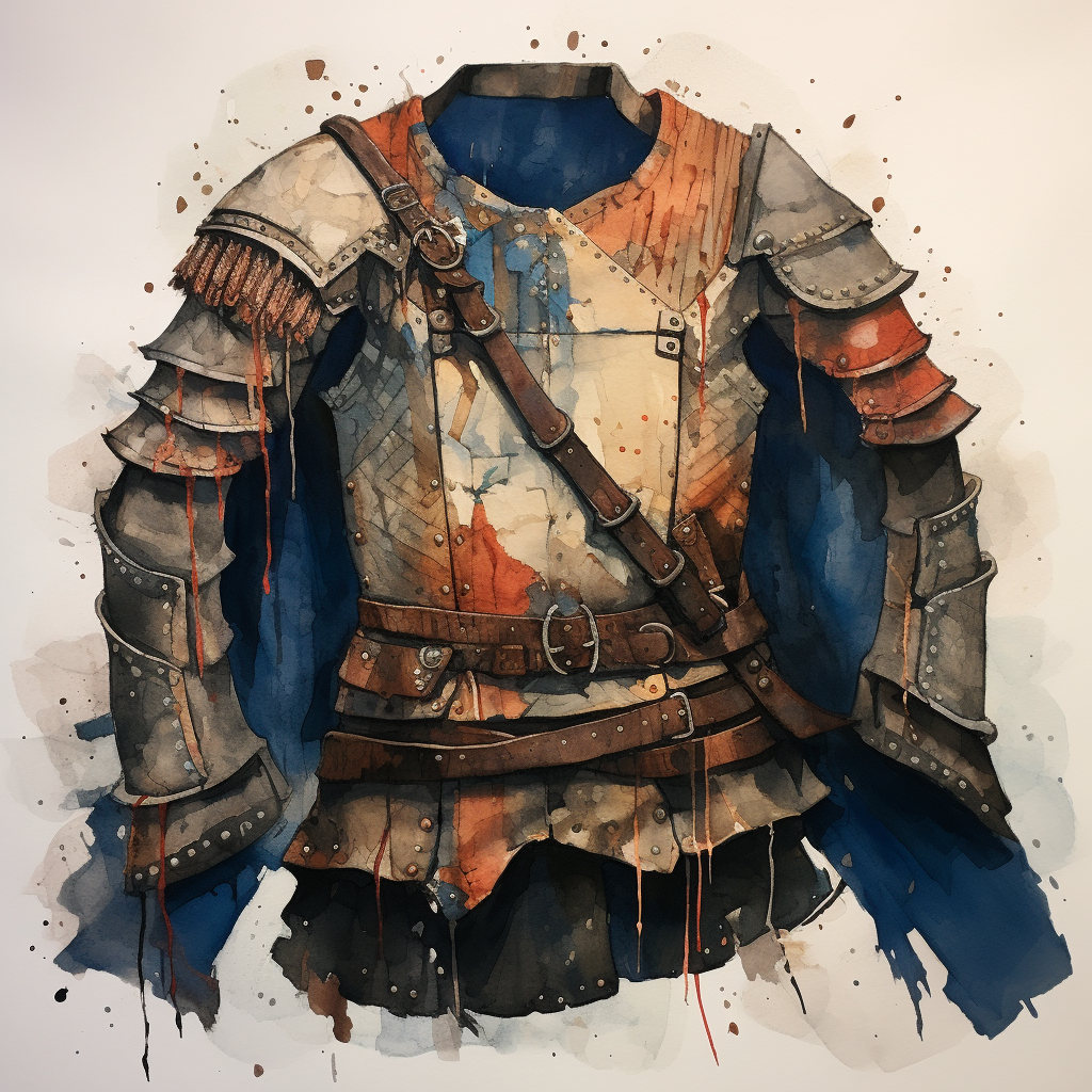 Armor jacket made from rags and cloth