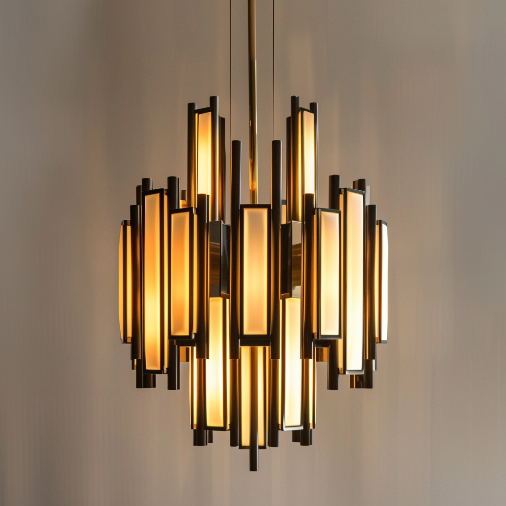 Art Deco LED Light Fixture Design