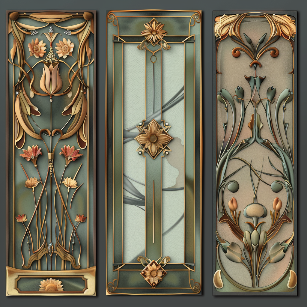 Beautiful Art Nouveau Decoration Patterns