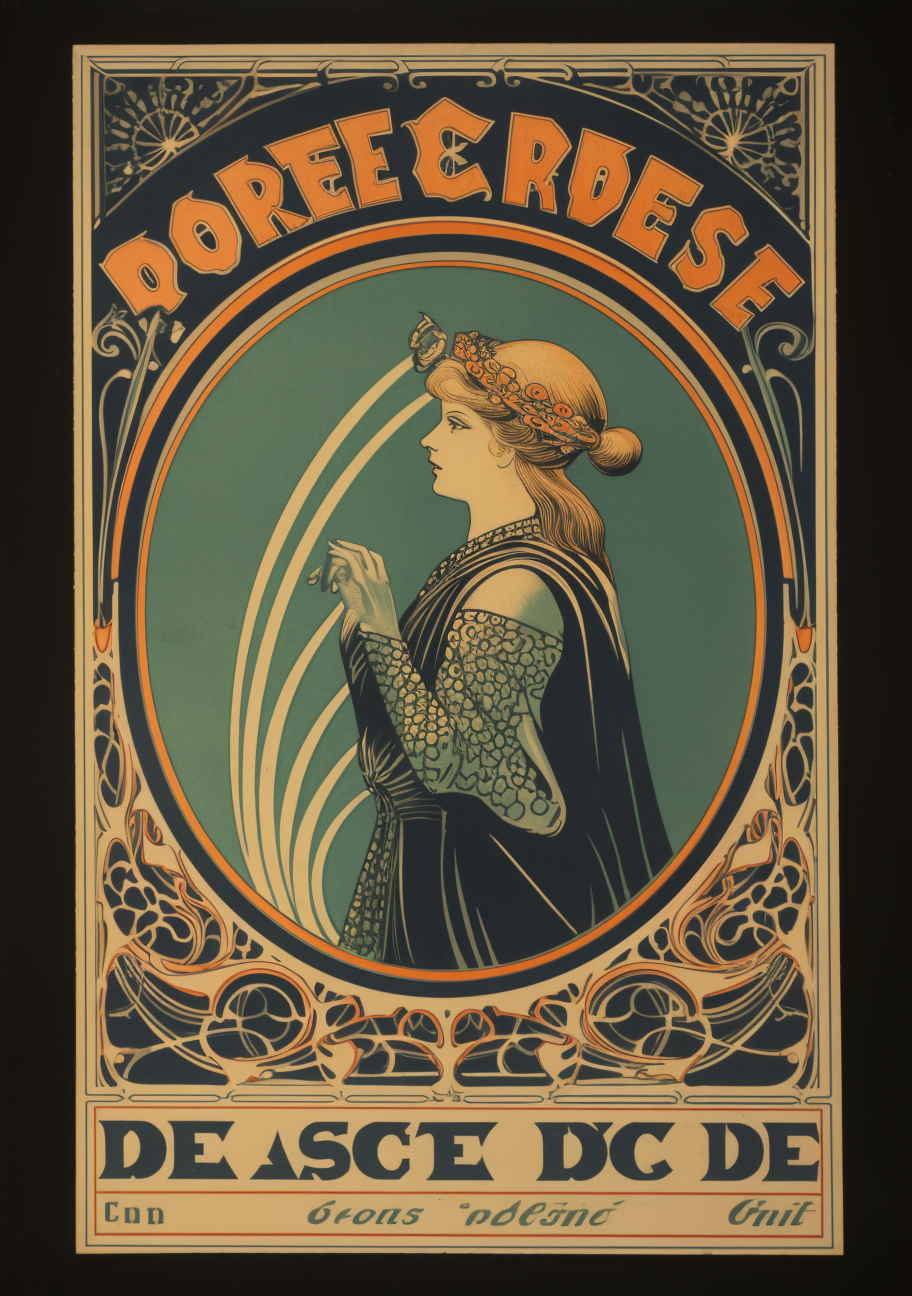 Art Nouveau Belgian Russian Illustration