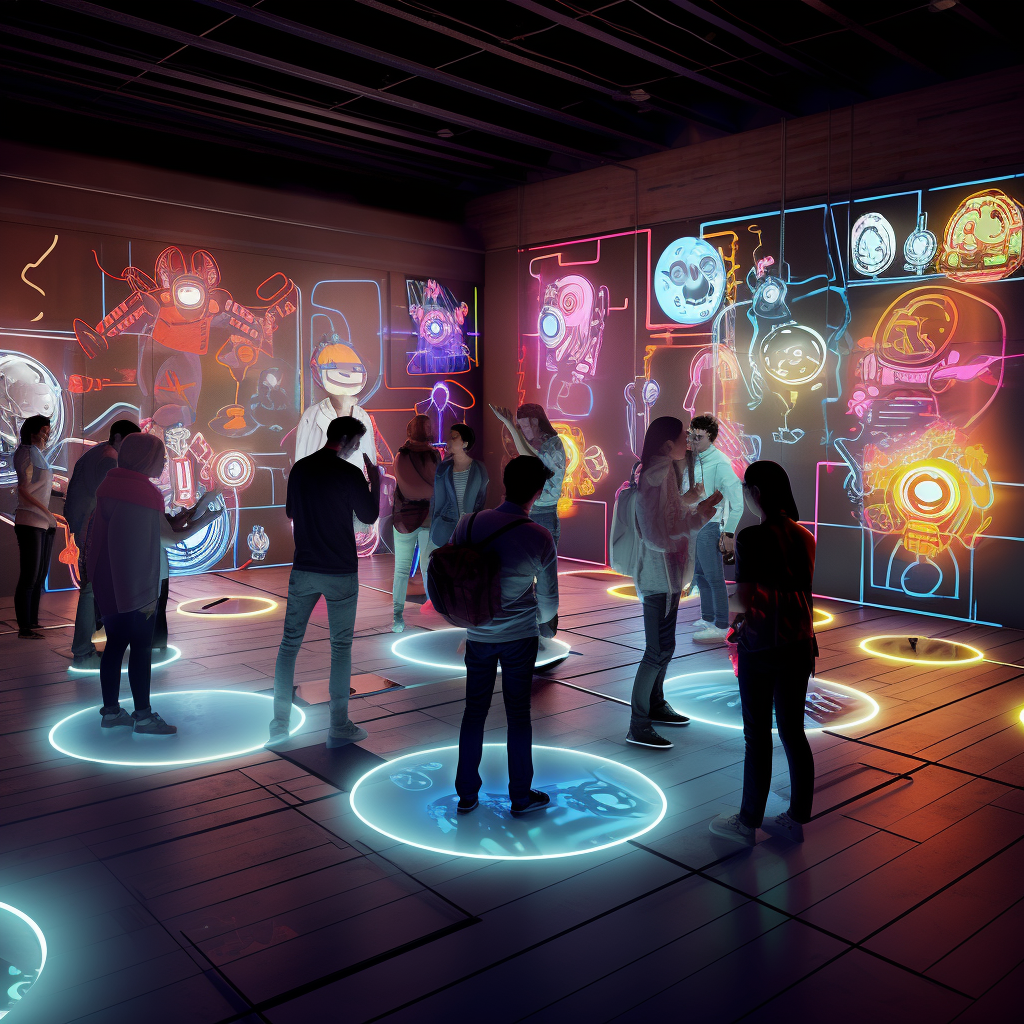 Interactive art installation concept