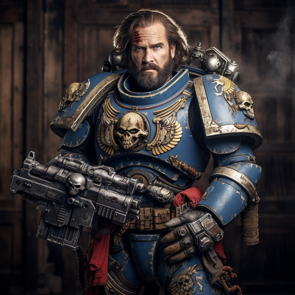 Arthur Morgan Space Marine Warhammer