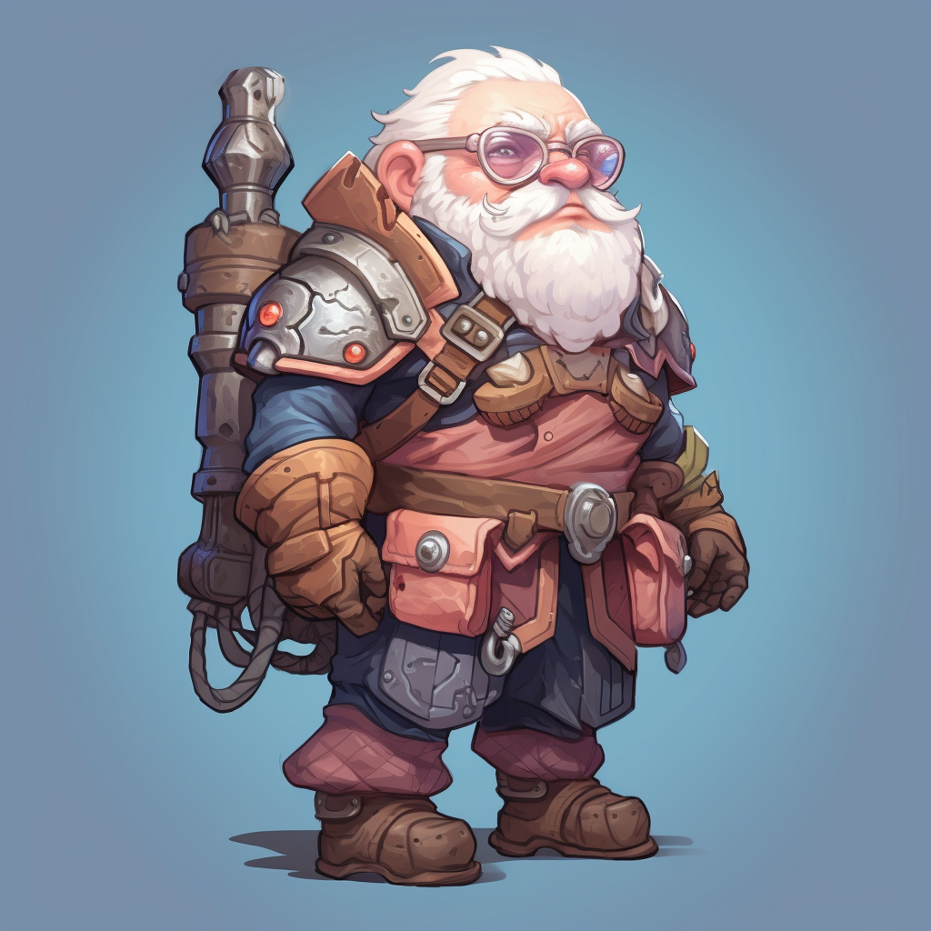 Artificer Gnome in Heavy Armor