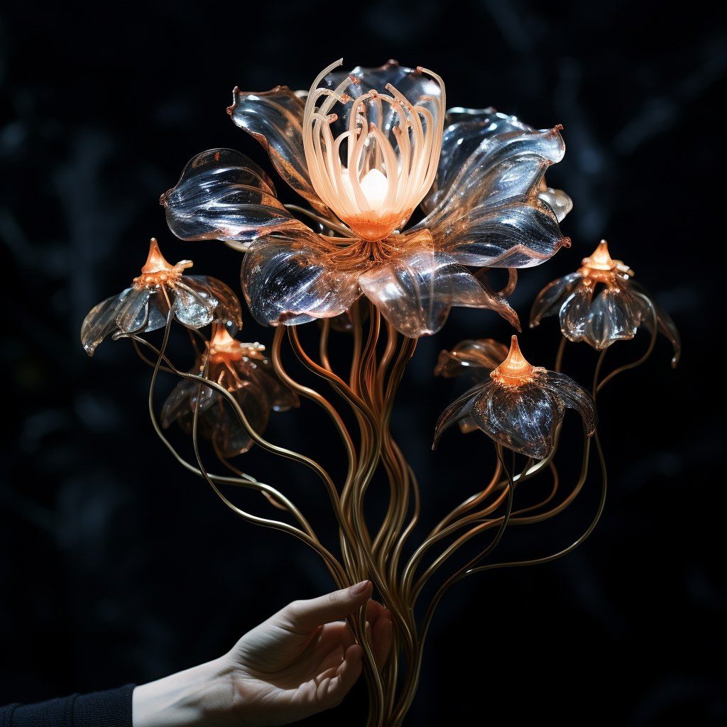 Beautiful artificial eternal flower arrangement