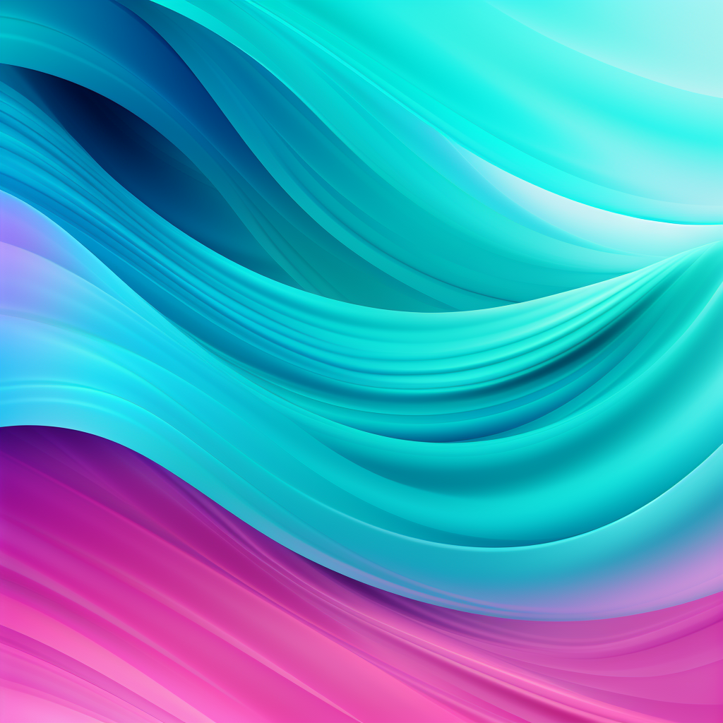 Vibrant Turquoise and Fucsia Color Gradients