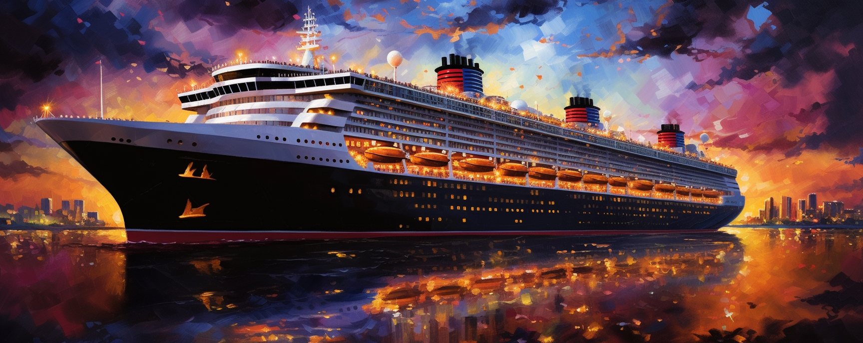 Artistic Cruise Ship Painting