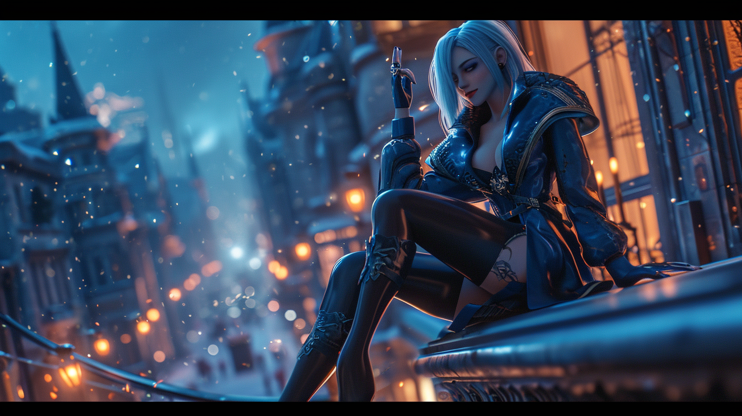 ASHE from League of Legends in stunning 3D animation