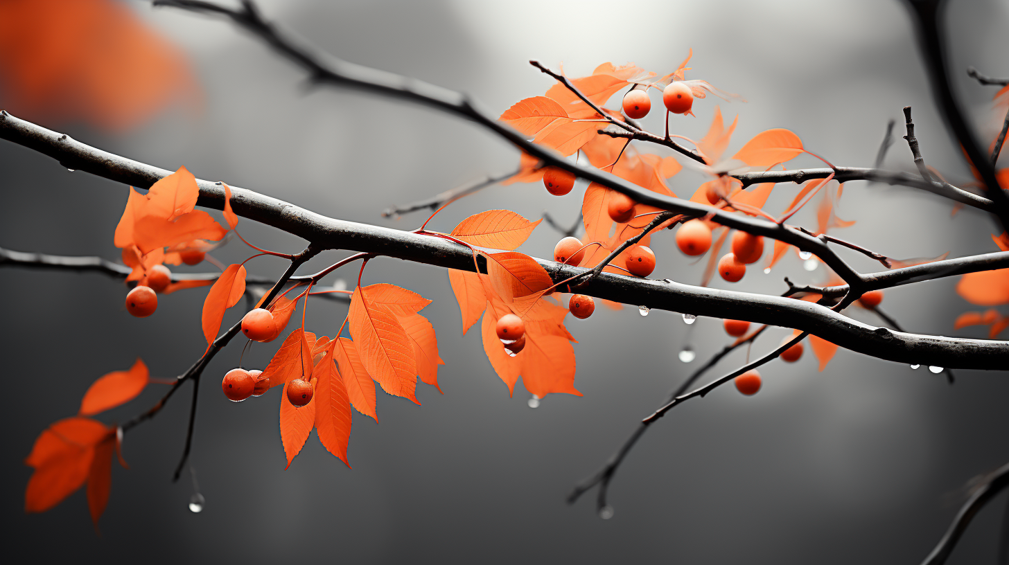 Vibrant fall colors in Asheville