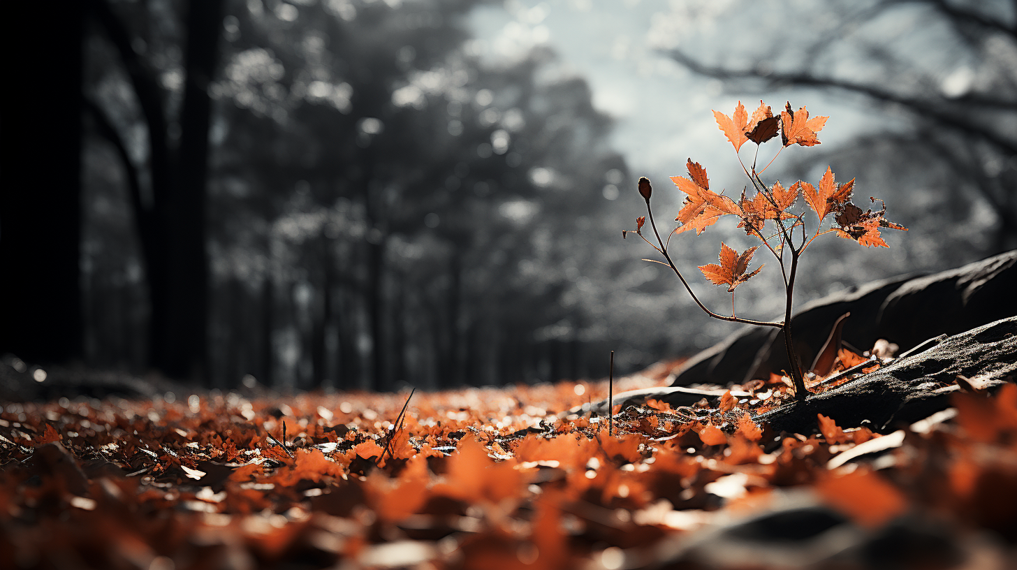 Vibrant Autumn Leaves in Asheville