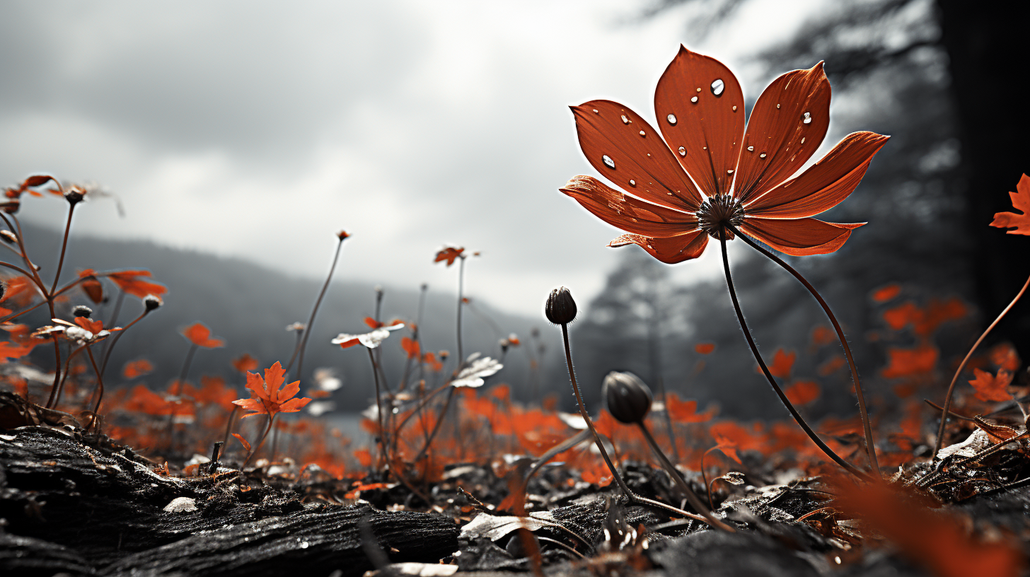 Stunning Asheville Fall Scene with Peak Leaves