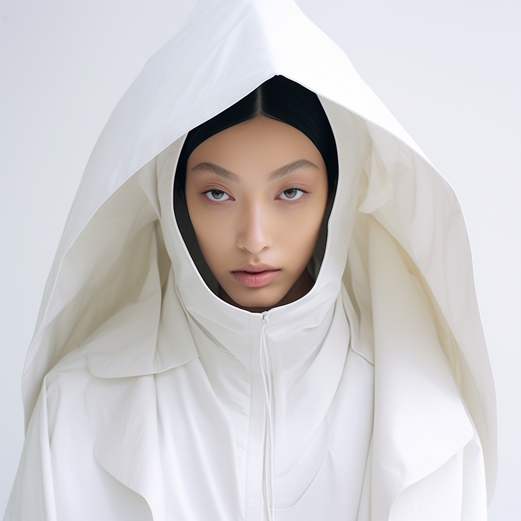 Beautiful Asian-Japanese Female Posing with Mysterious Vibes