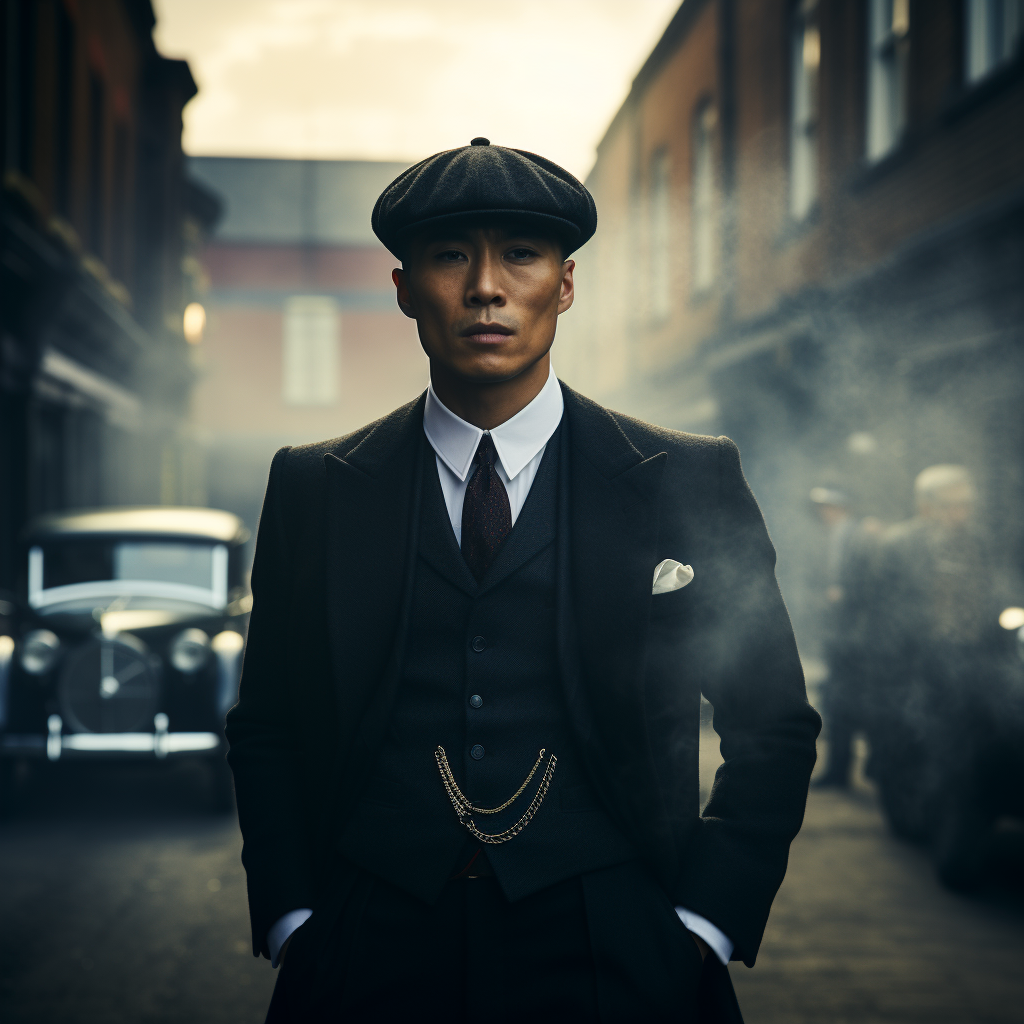 Asian Thomas Shelby in Peaky Blinders