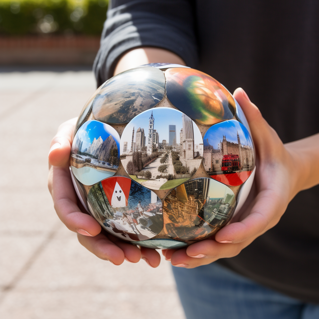 Unique Ball Sculpture from Photos