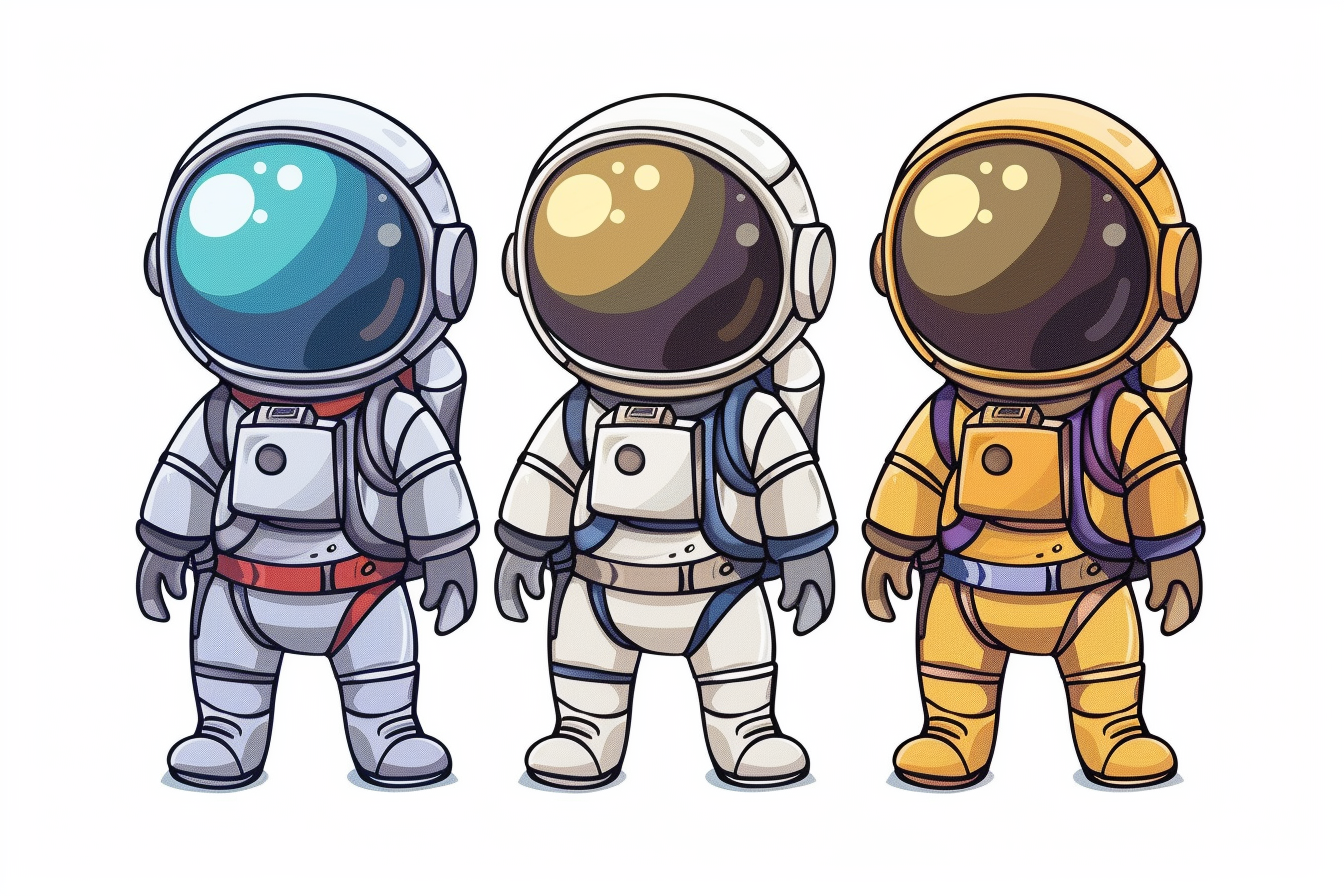 Astronaut Coloring Book Clipart Clip Art