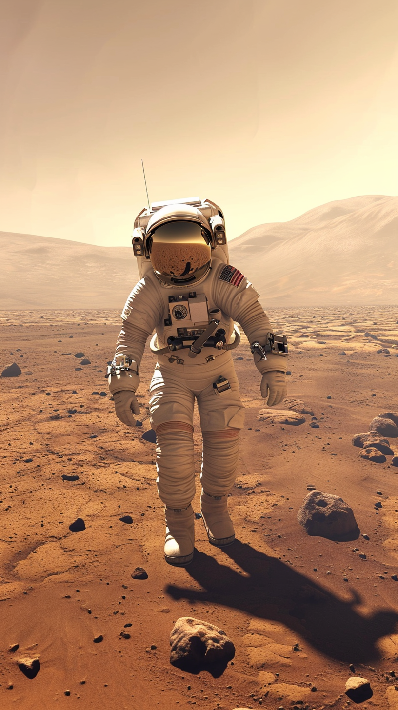 Astronaut on Mars Reddit Image