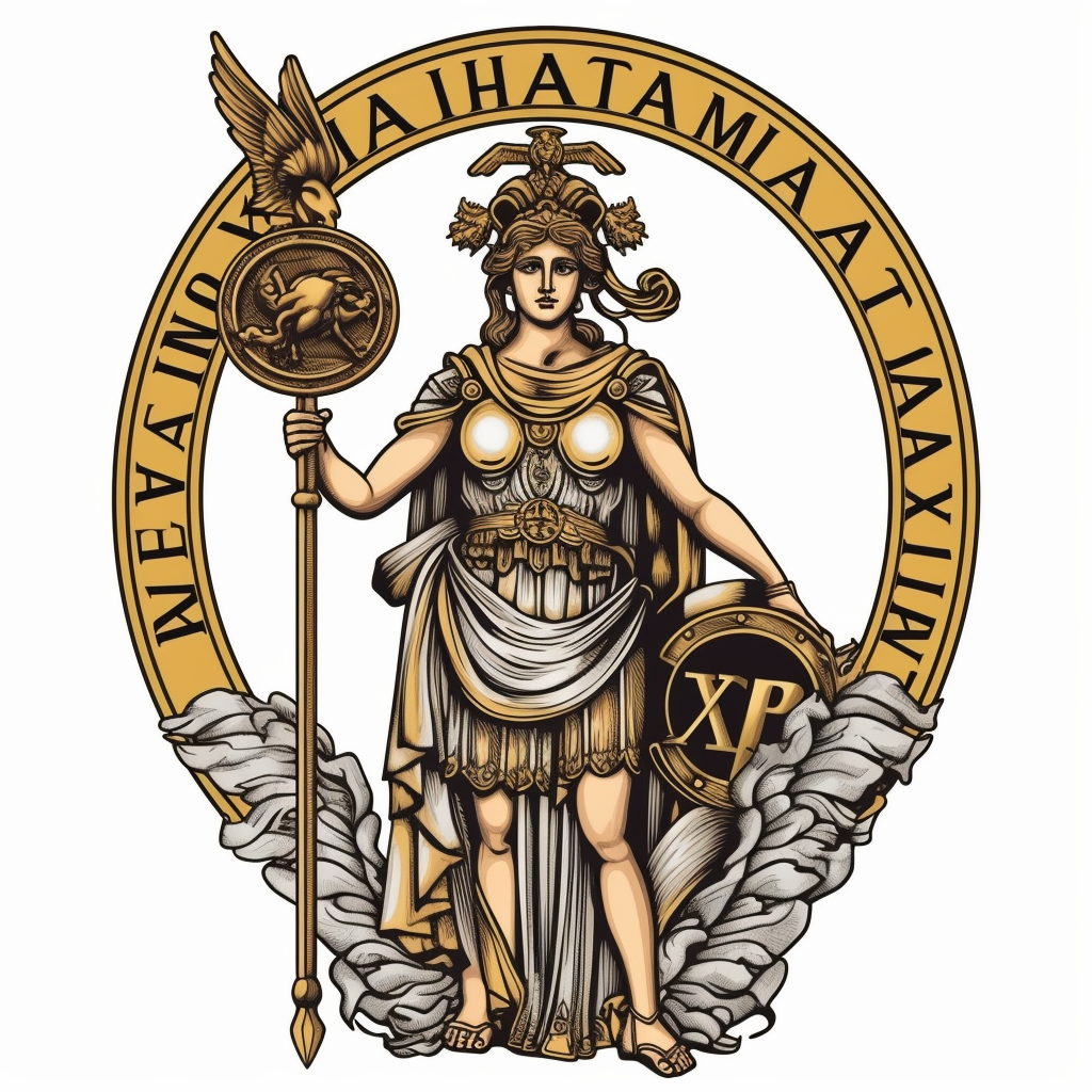 Athena military emblem transparent