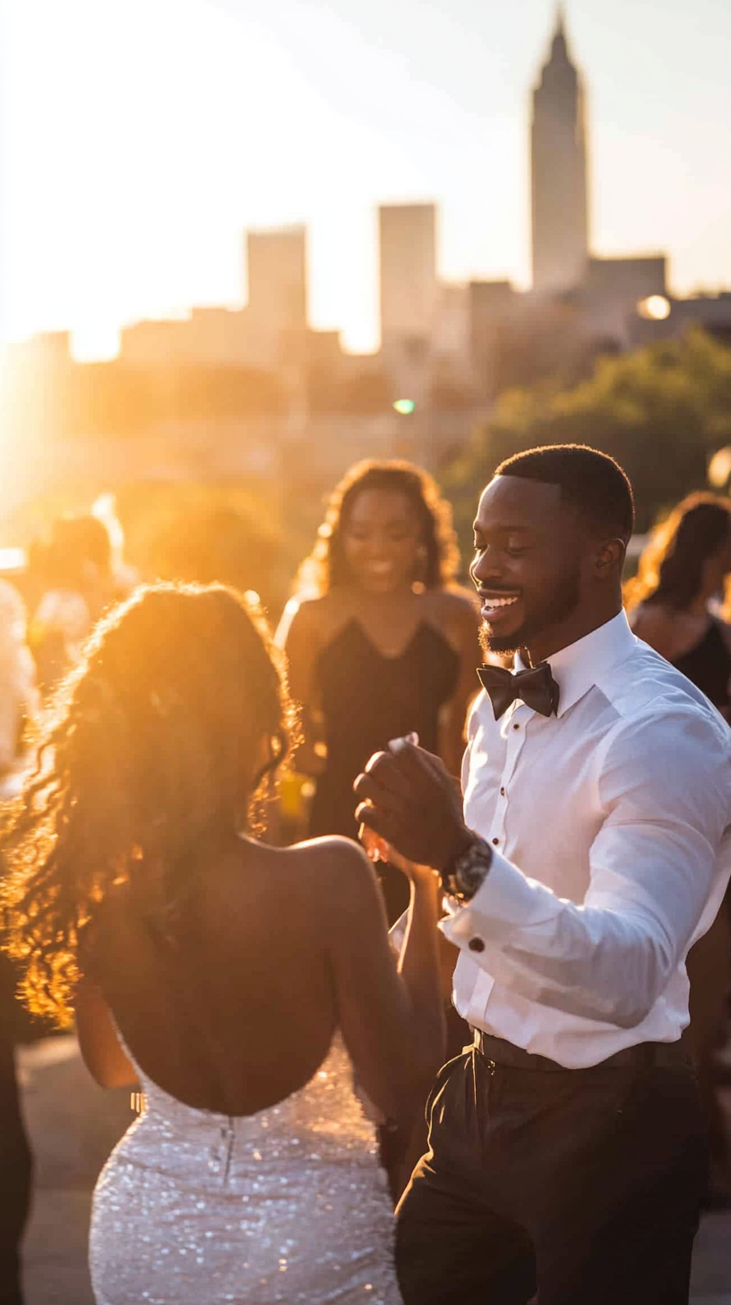 African Americans Dancing in Atlanta Soiree