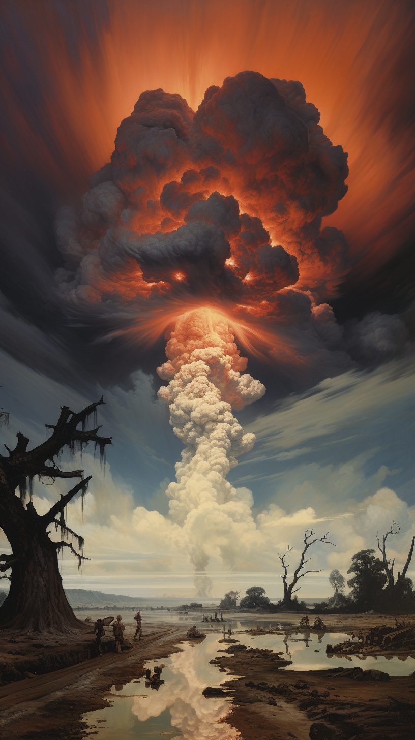 Sickening Atomic Bomb Art