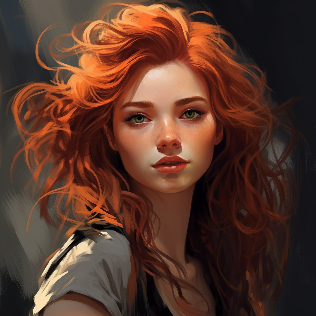 Stunning character design portrait