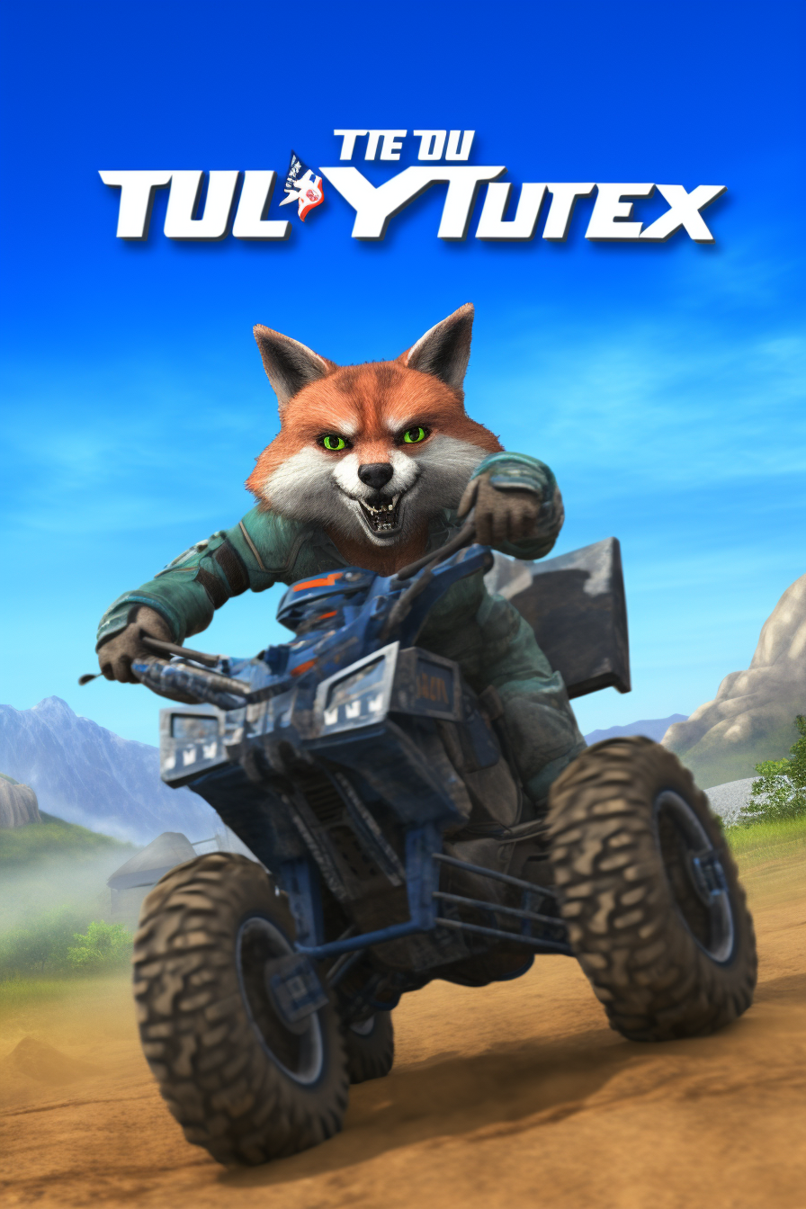 Exciting ATV racing game with Titus the Fox