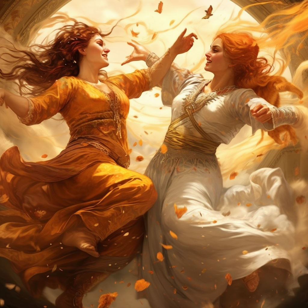 A catfight between atypical goddesses