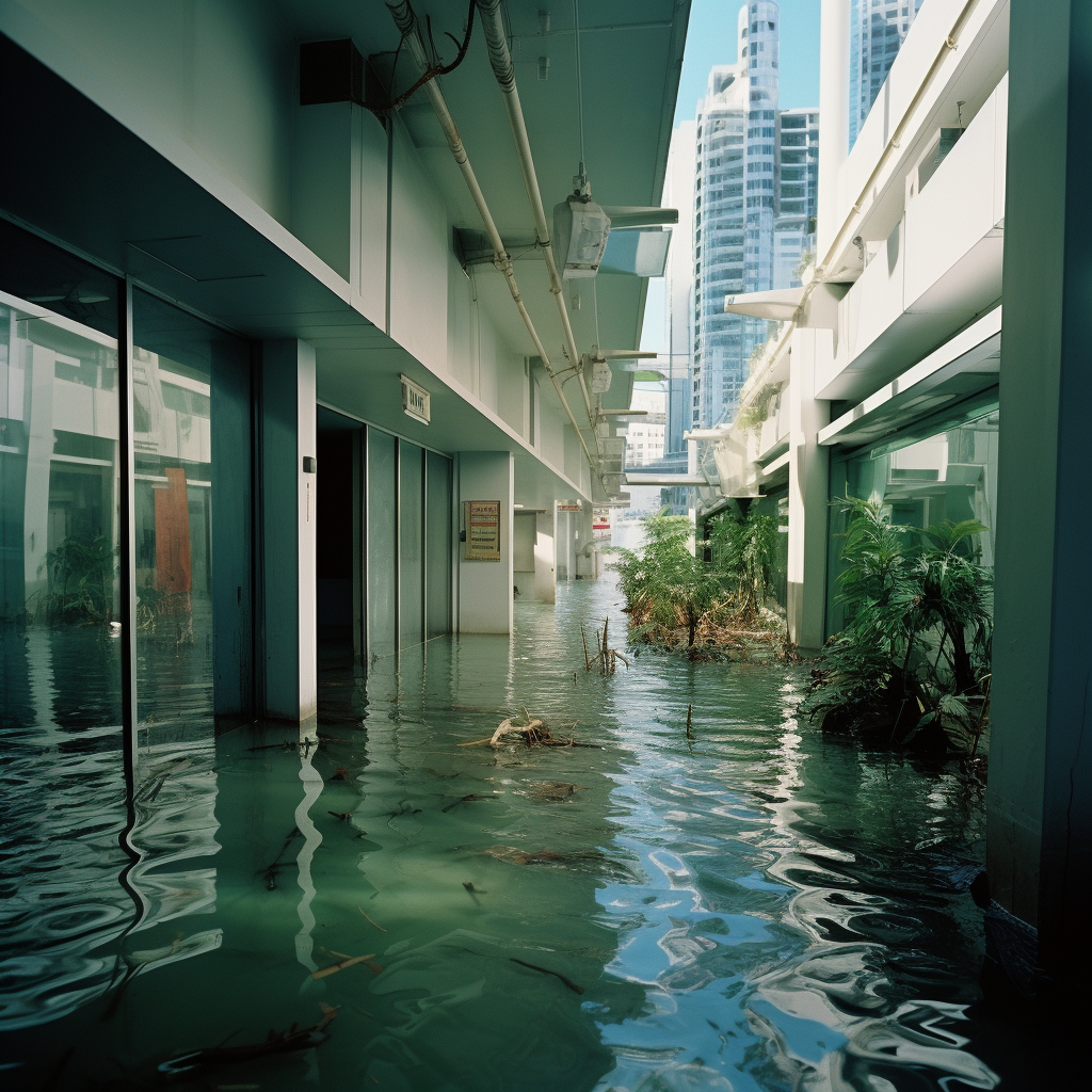 Auckland CBD underwater due to sea level rise