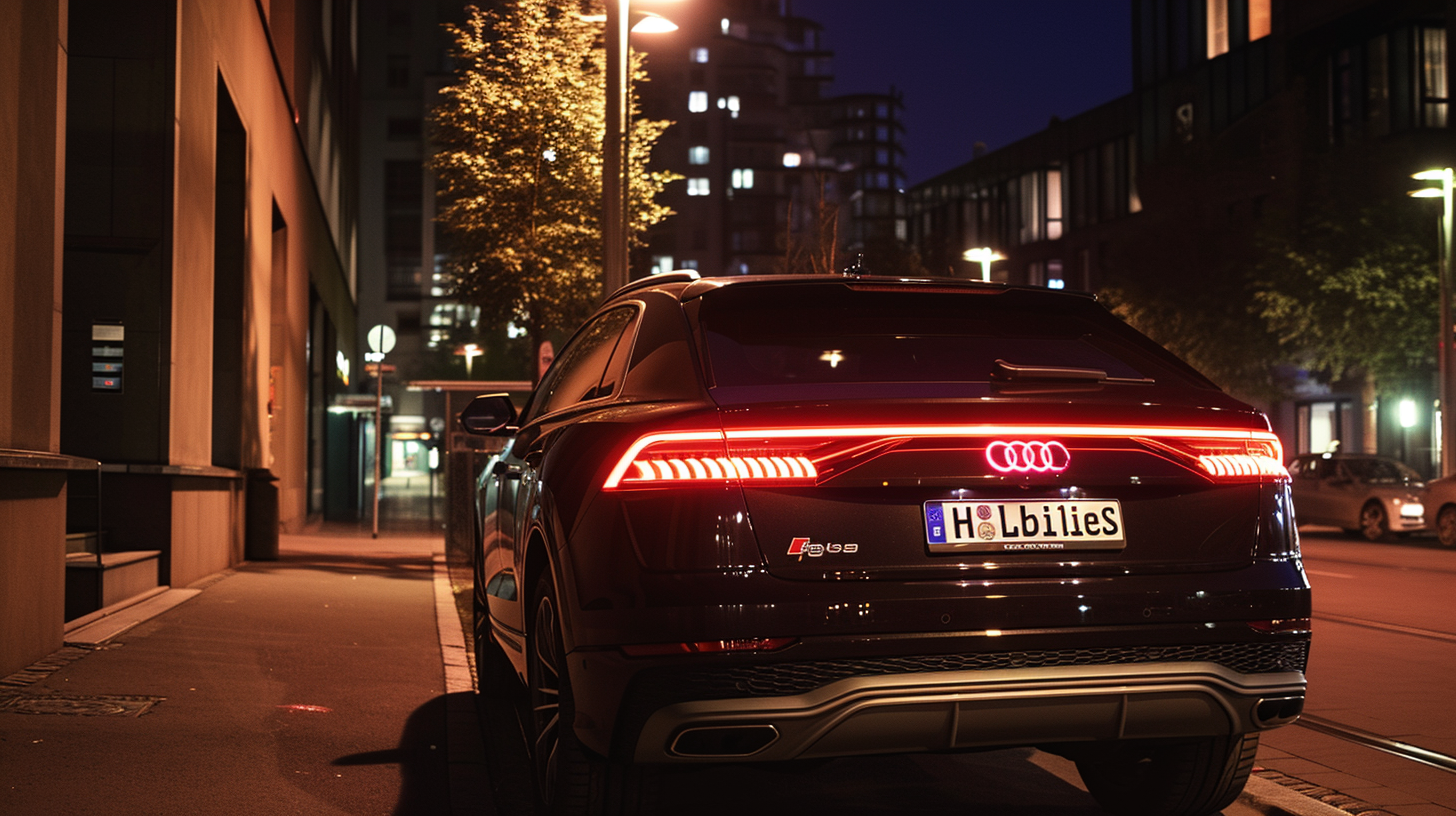 Audi Q8 with  Hellbillies  text