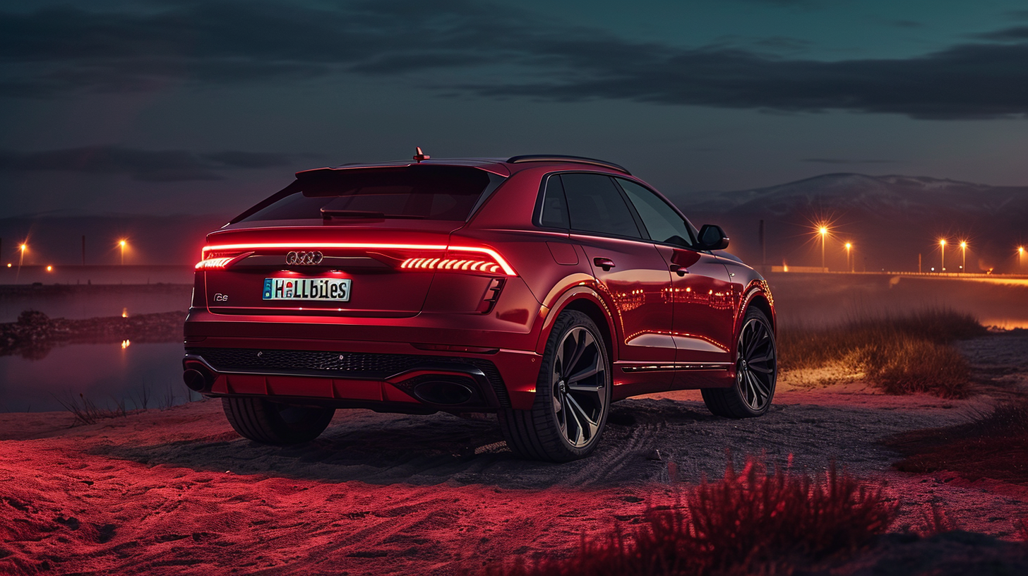 Audi Q8 with Hellbillies Text