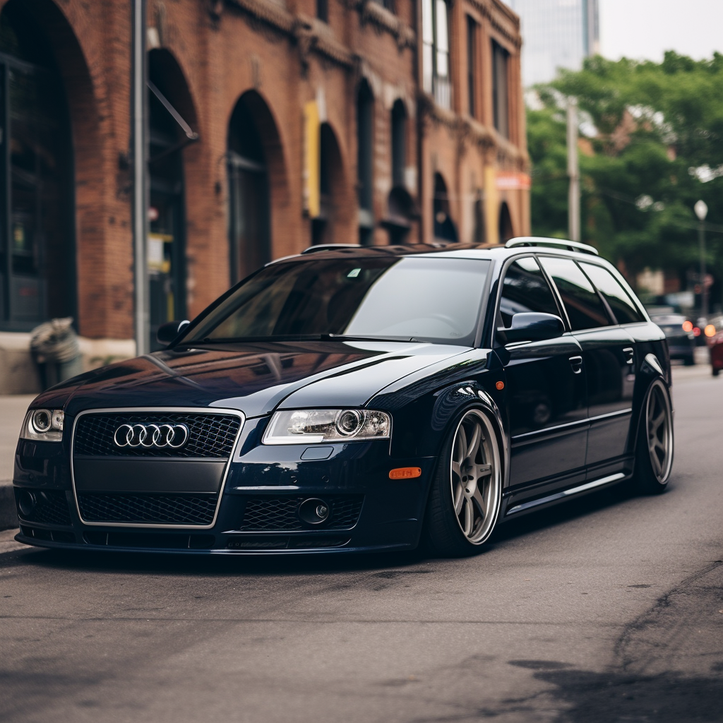 Stunning Audi S4 Avant with Black Rims