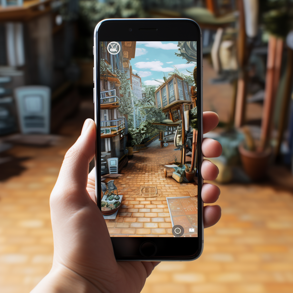 Augmented reality design mockup